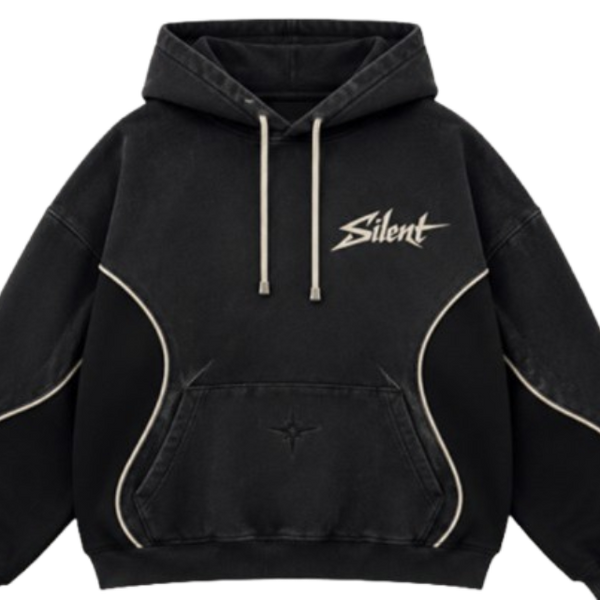 SILENT ACID WASHED HOODIE