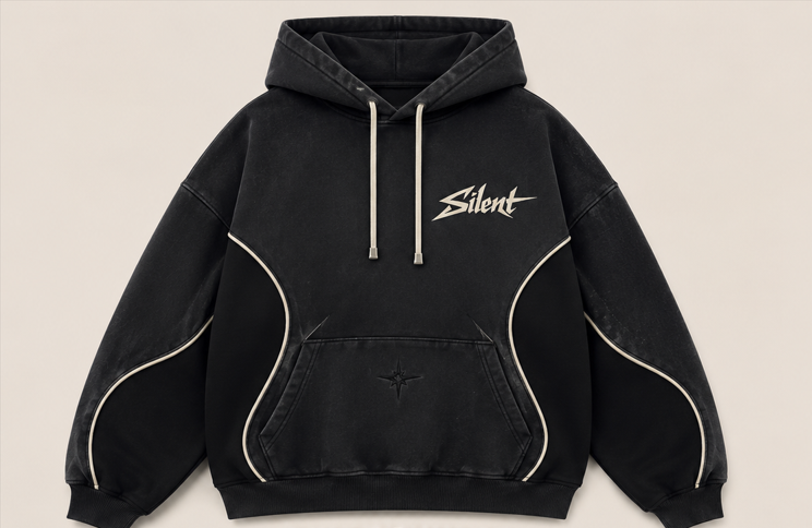 Silent Acid Washed Hoodie