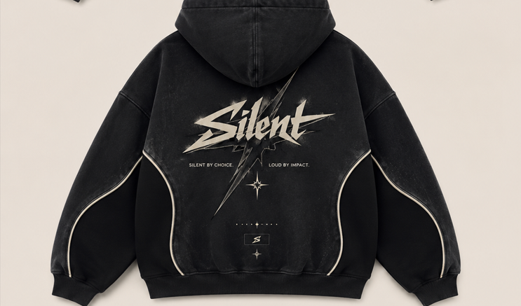 Silent Acid Washed Hoodie