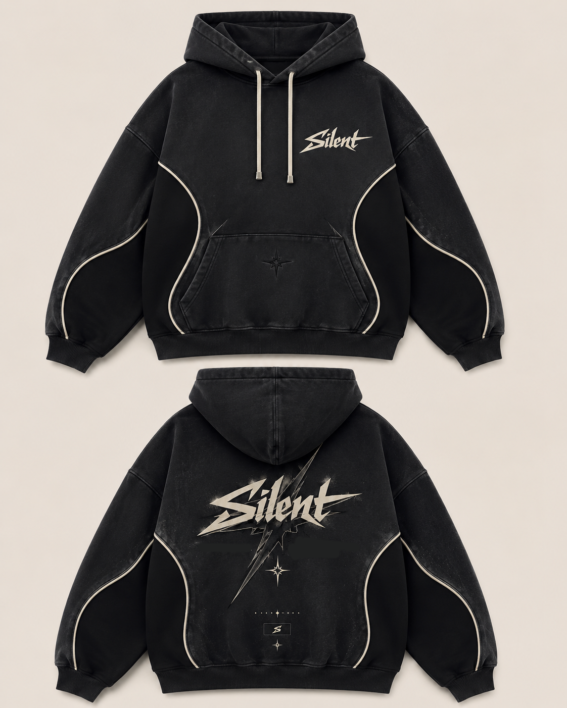 Silent Acid Washed Hoodie